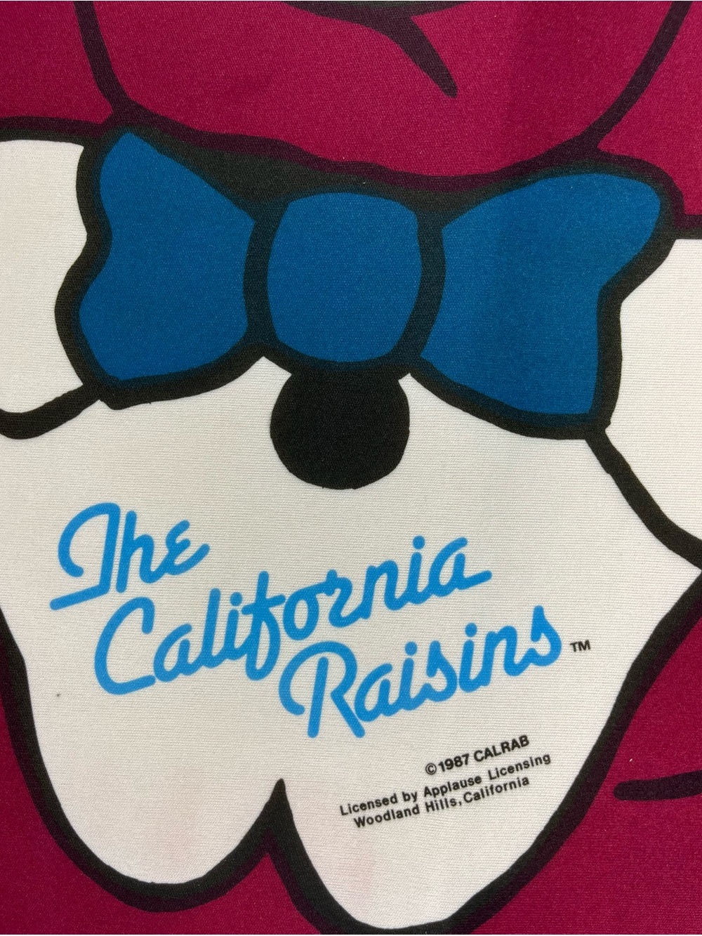 Vintage 1987 California Raisins Foam Mask Costume Applause 80s Retro Kids 35' - Picture 7 of 7